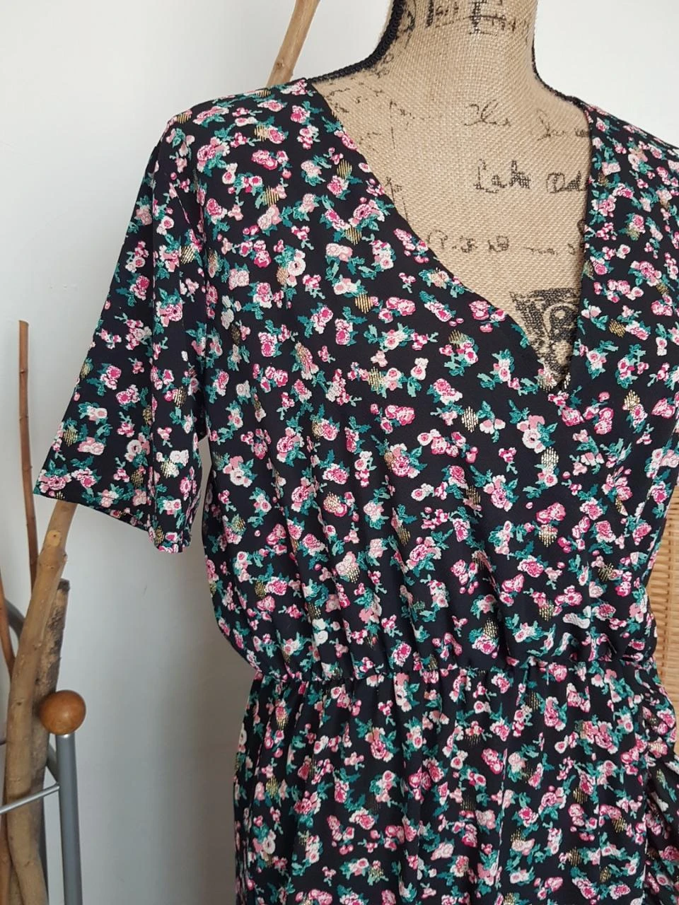 Lang jurk met bloemenprint – photo 2
